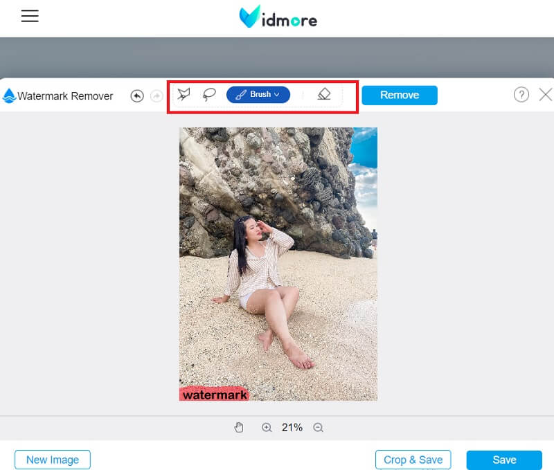 Bildwasserzeichen VM entfernen