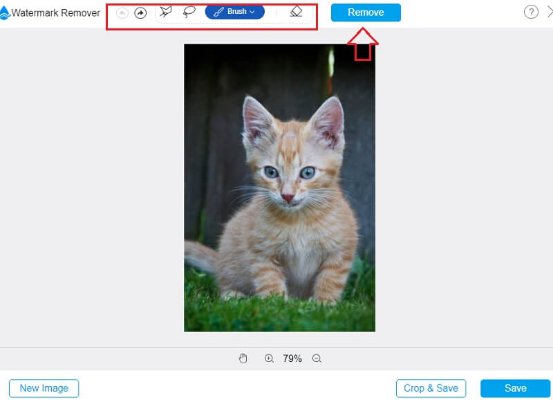 Das Wasserzeichen entfernen