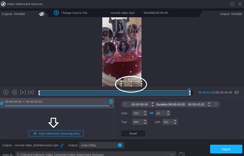 Wasserzeichen entfernen Vidmore