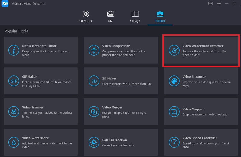 Toolbox für Vidmore