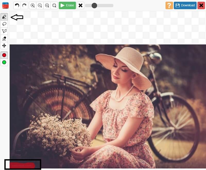 Wasserzeichen nachzeichnen InPaint