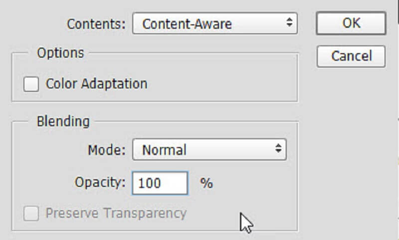 Inhaltsbasiert in Photoshop