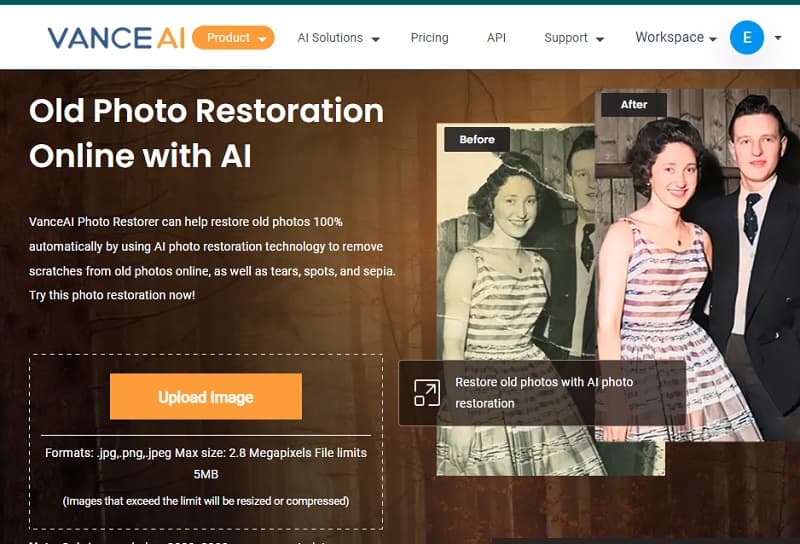 Bildvergrößerer VanceAI