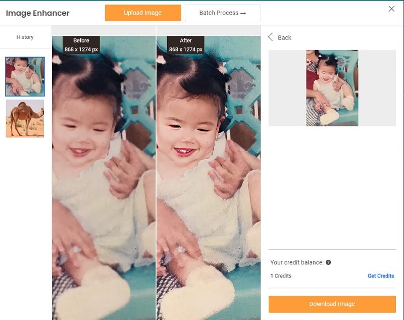 Unschärfe entfernen Vance