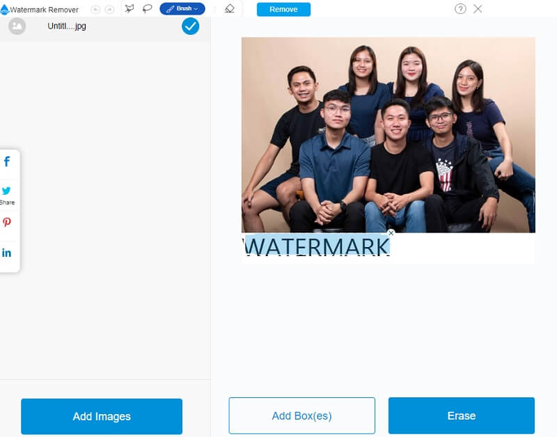 Text entfernen Apowersoft