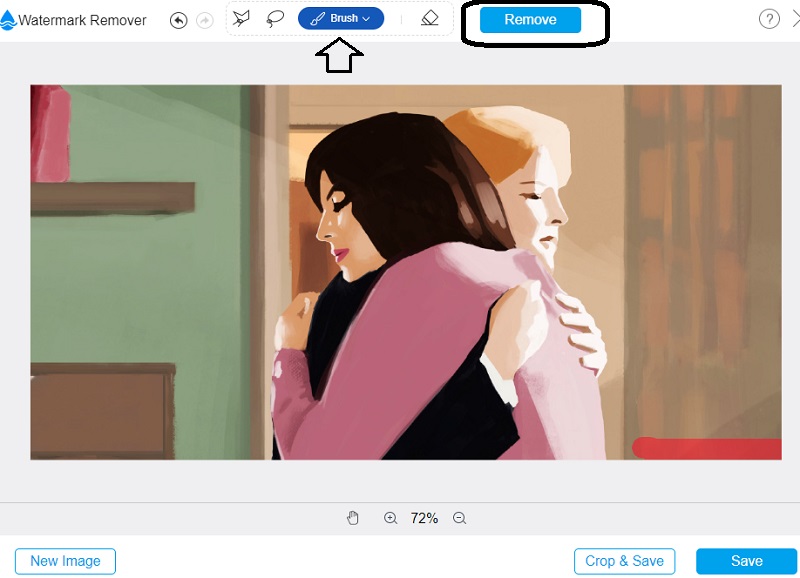 Das Wasserzeichen entfernen