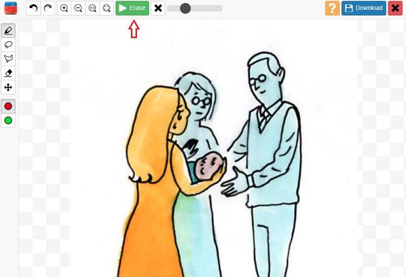 Wasserzeichen entfernen Inpaint