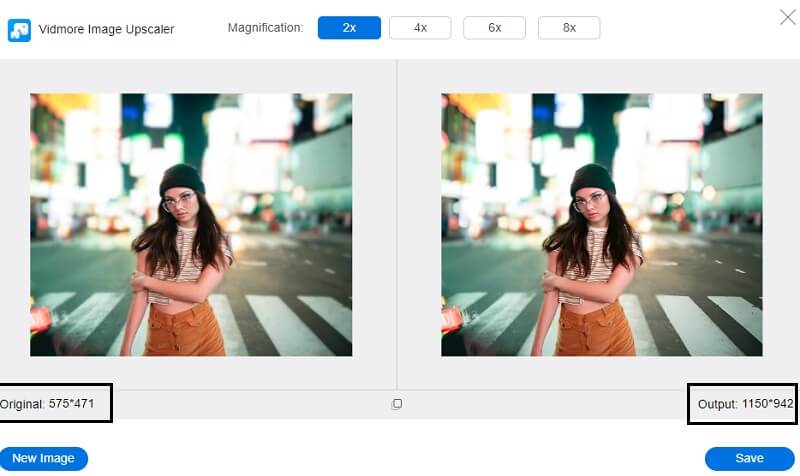 Bildgröße ändern mit Vidmore