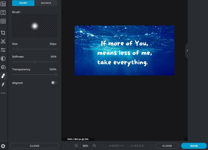 Bild speichern PIXLR