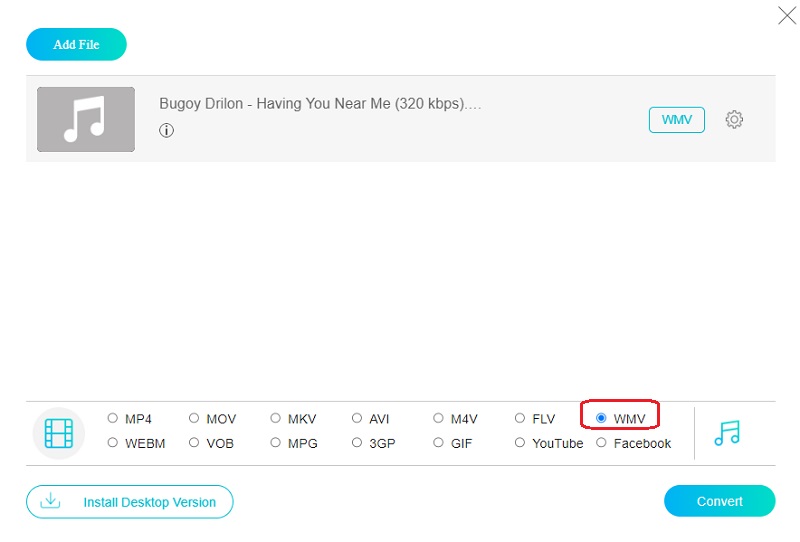 WMV Online VM anklicken