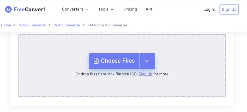 M4A in WMV konvertieren FreeConvert