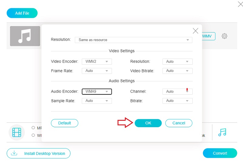 WMV bearbeiten Online Vidmore