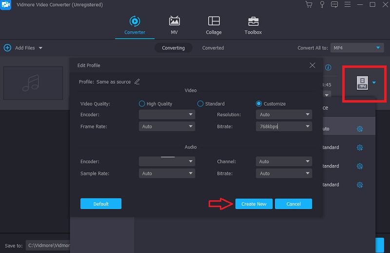 WMV bearbeiten Vidmore