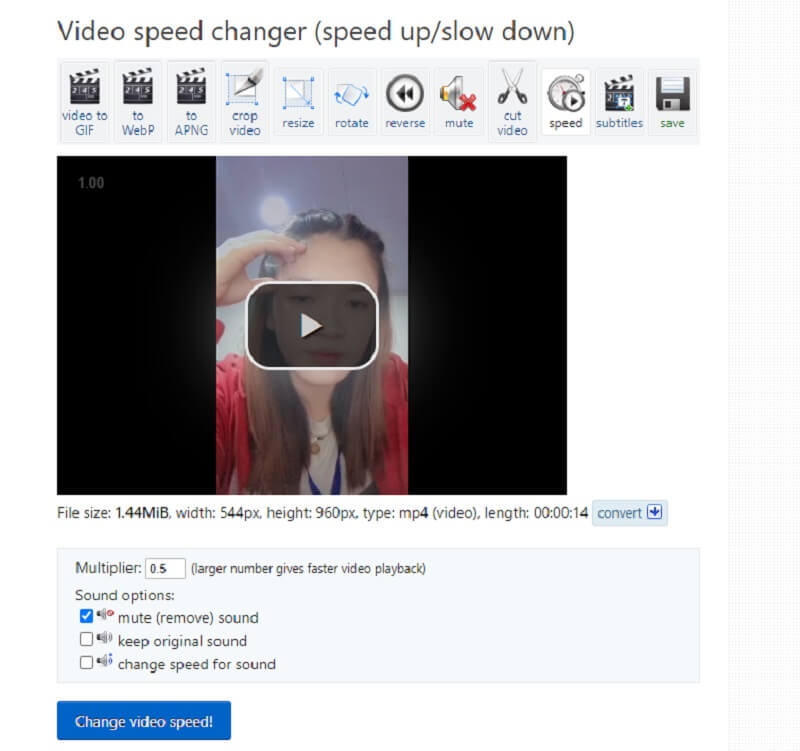 Beschleunigen mit EzGIF