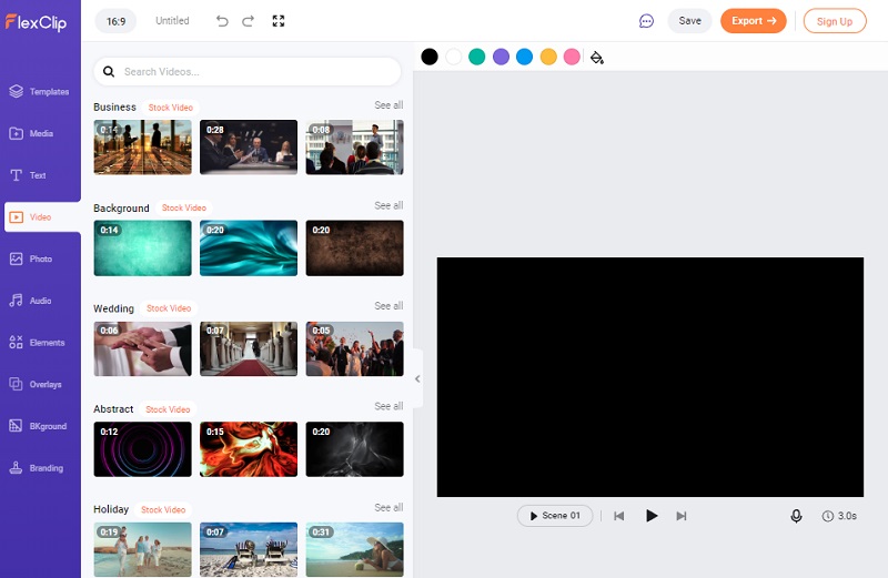 Timelapse‑Editor FlexClip