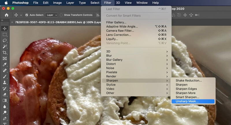 Unscharf maskieren‑Filter