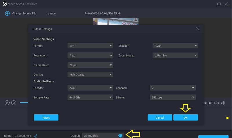 Ausgabe in Vidmore bearbeiten