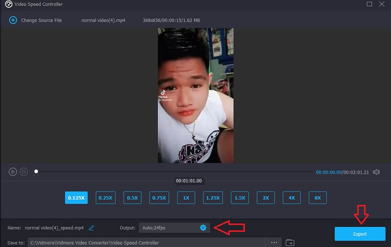 Videos mit Vidmore exportieren