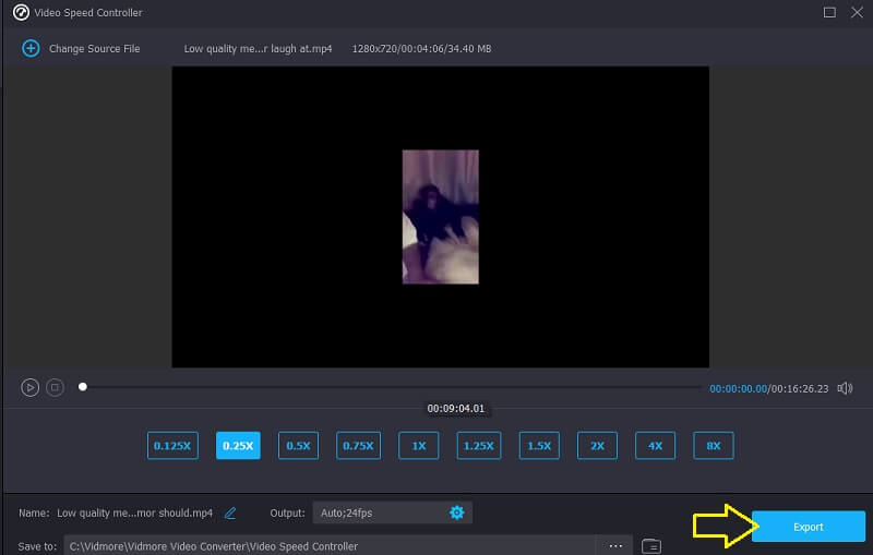 Export Vidmore Zeitlupe in After Effects erstellen