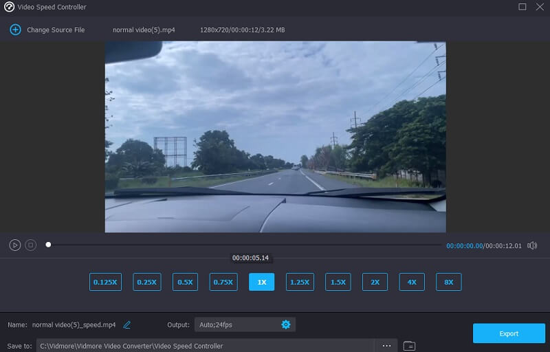 Exportieren Vidmore Zeitlupenvideos auf Android erstellen