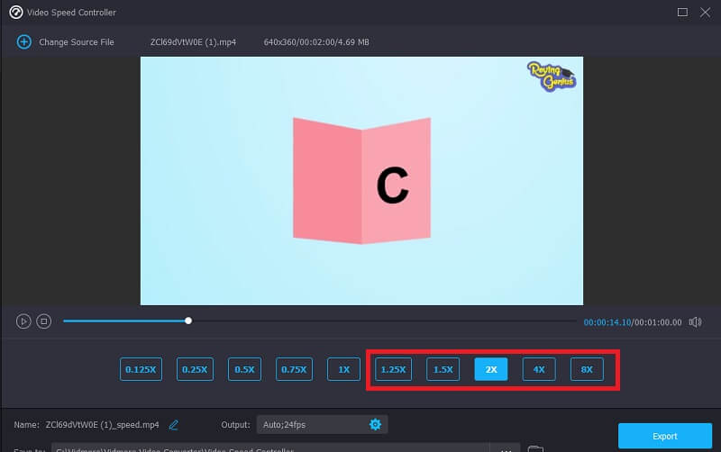 Geschwindigkeit Vidmore