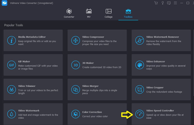 Werkzeugkasten Vidmore Zeitlupenvideos auf Android erstellen