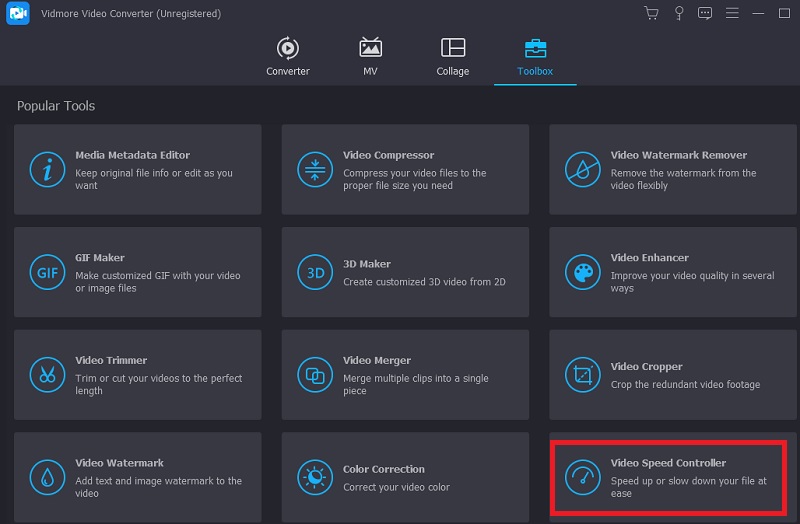Vidmore Toolbox-Funktion