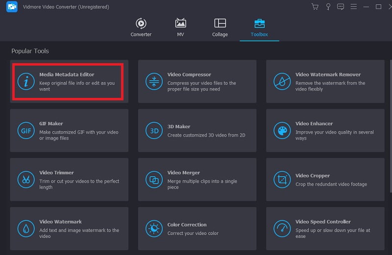 Werkzeugkasten Vidmore