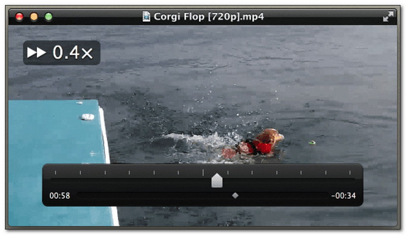 Video mit QuickTime zuschneiden und die Wiedergabegeschwindigkeit ändern