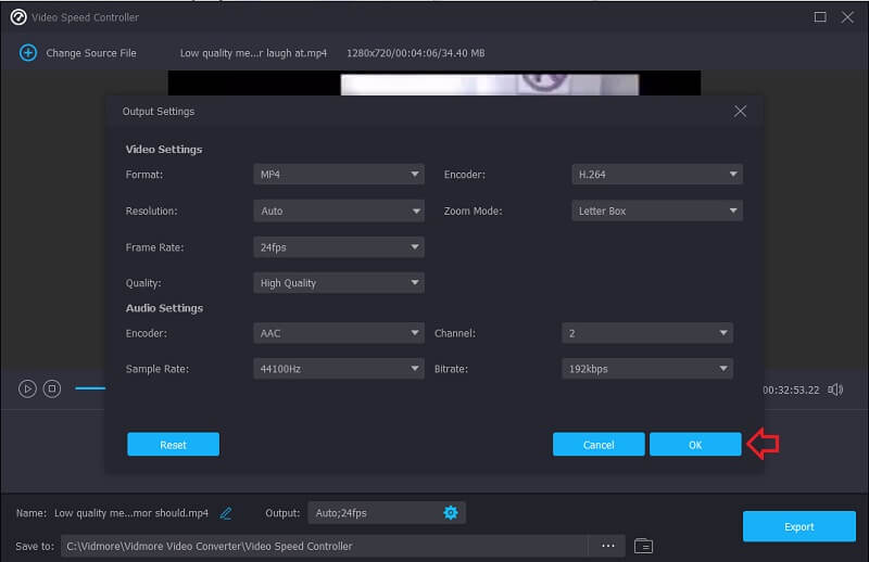 Qualität bearbeiten Vidmore