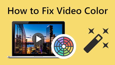 Wie man die Farbe korrigiert