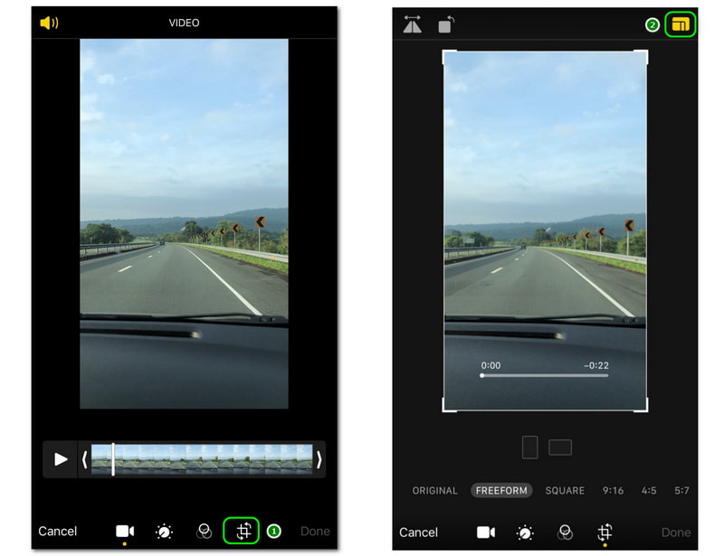 Wie man Videos für Instagram auf dem iPhone über die zusätzliche Option skaliert