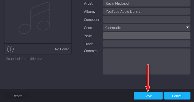 Metadaten anzeigen und speichern