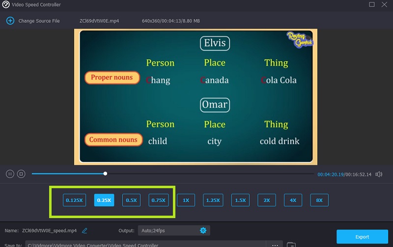Verlangsamen Vidmore Zeitlupe in Adobe Premiere erstellen