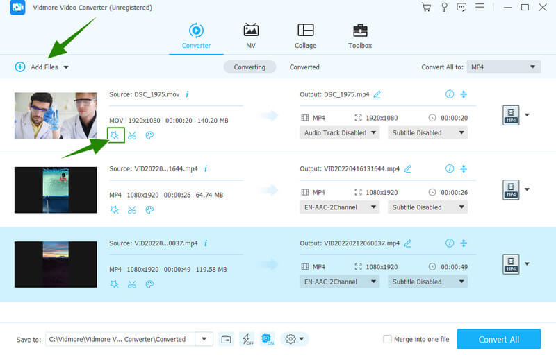 Vidmore: Videodateien konvertieren