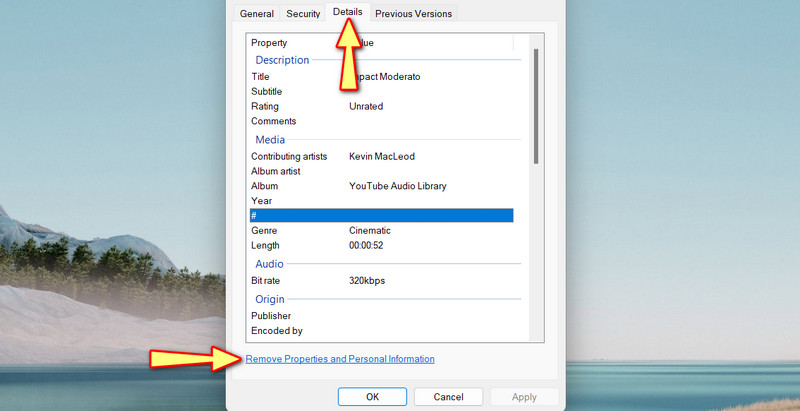 Dateidetails aufrufen