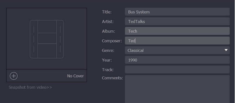 Metainformationen bearbeiten