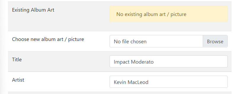 Cover online einfügen