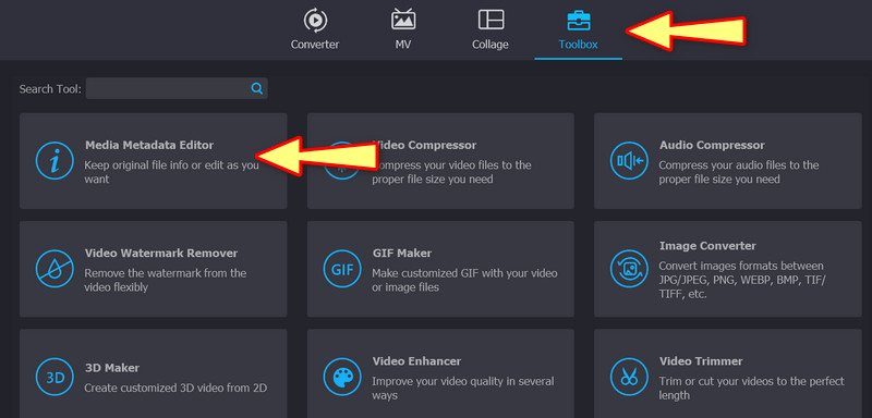 Media Metadata Editor auswählen
