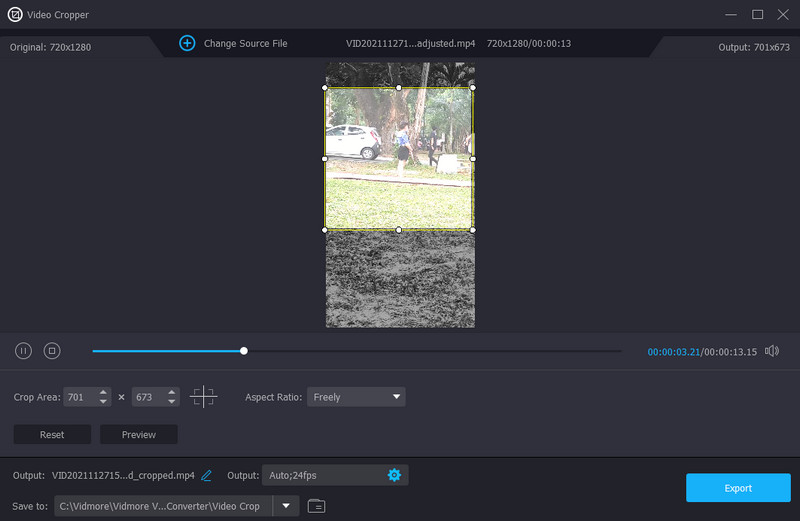 Vidmore Video Cropper