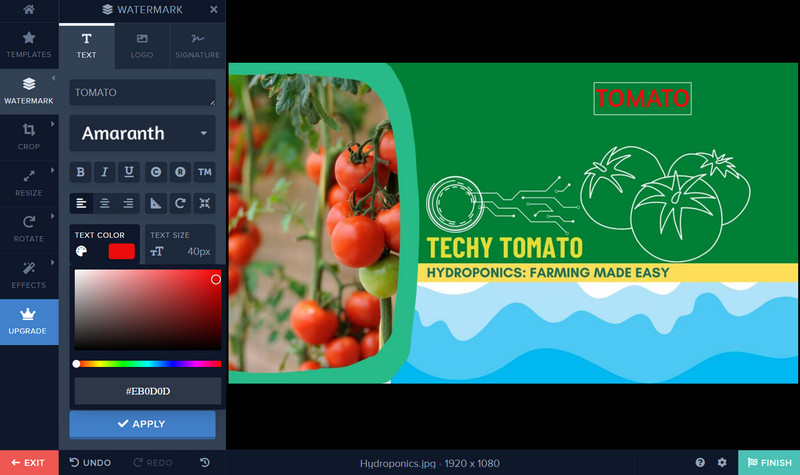 Wasserzeichen online hinzufügen