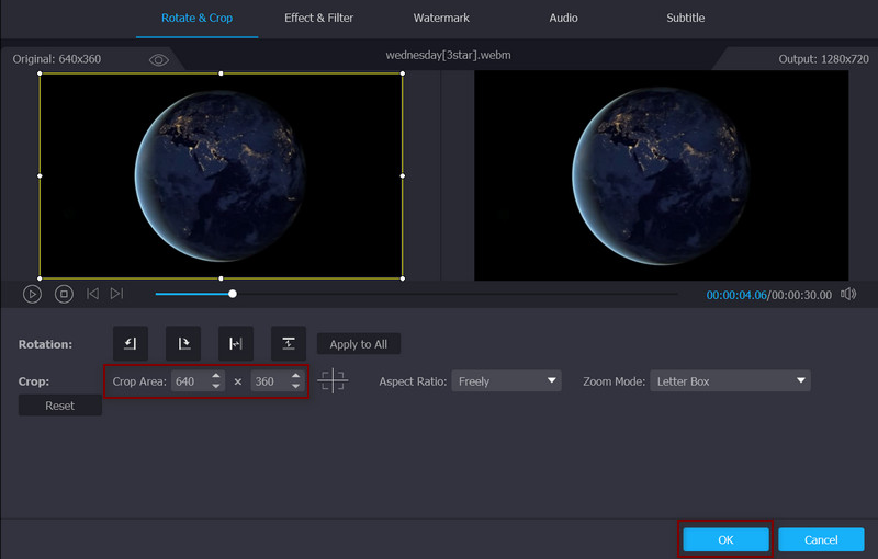 Videodatei zuschneiden