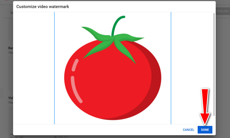 Wasserzeichen ändern und speichern