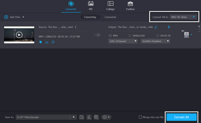 Videoausgabe speichern