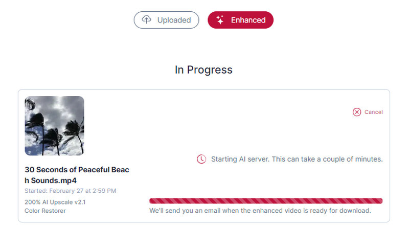 AImage KI‑Video-Upscaling online
