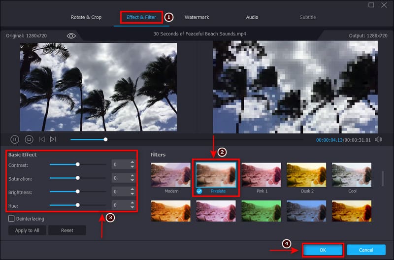 Weichzeichner‑Effekt auf Video anwenden