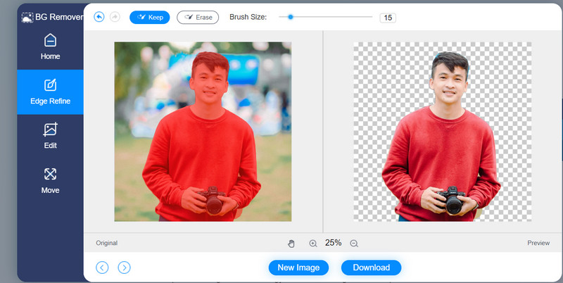 Hintergrund entfernen