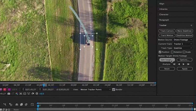 After Effects: Verwackeltes Video korrigieren