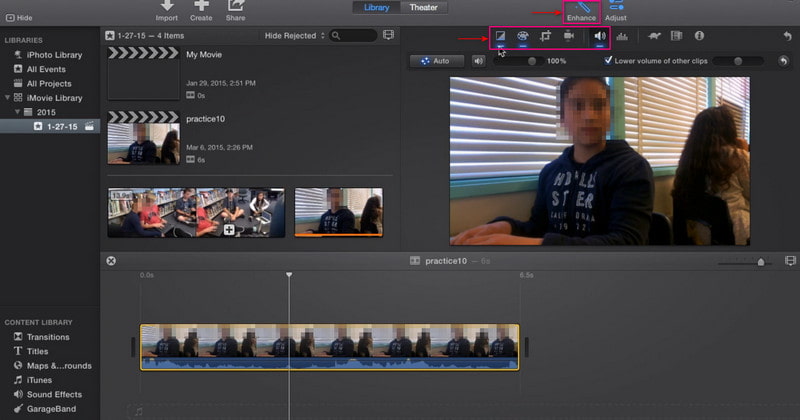 iMovie Mac – So schärfen Sie Videos