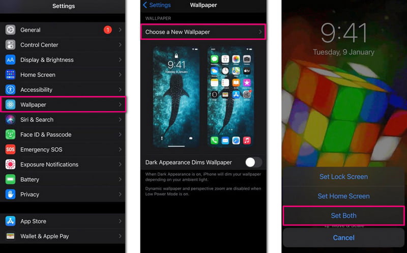 iPhone So legen Sie GIF als Hintergrundbild fest
